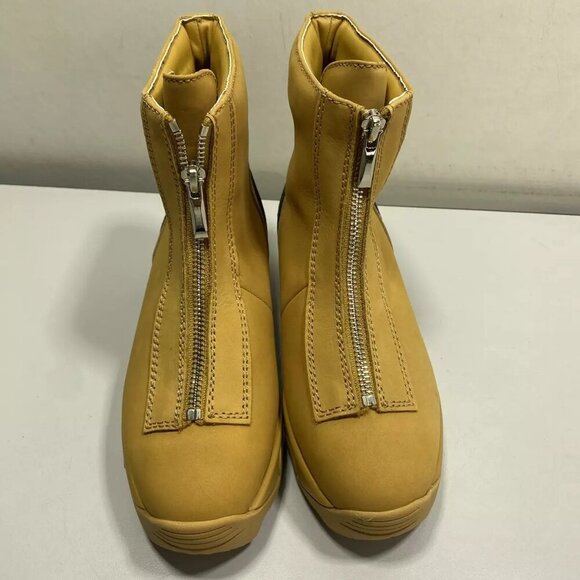 NEW Iri NYC Womens Odele Boots Size 5 Zip-Up Camel Brown Leather Heeled Lined - Picture 6 of 8